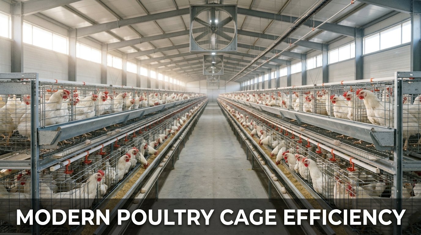 Unlocking Efficiency: The Multifaceted Benefits of Cage Systems in Modern Poultry Farming