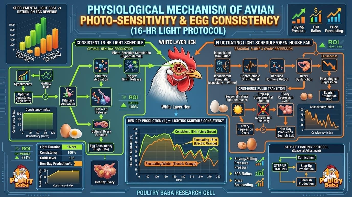 Why Do White Layers Need a Strict 16-Hour Lighting Schedule for Egg Consistency?
